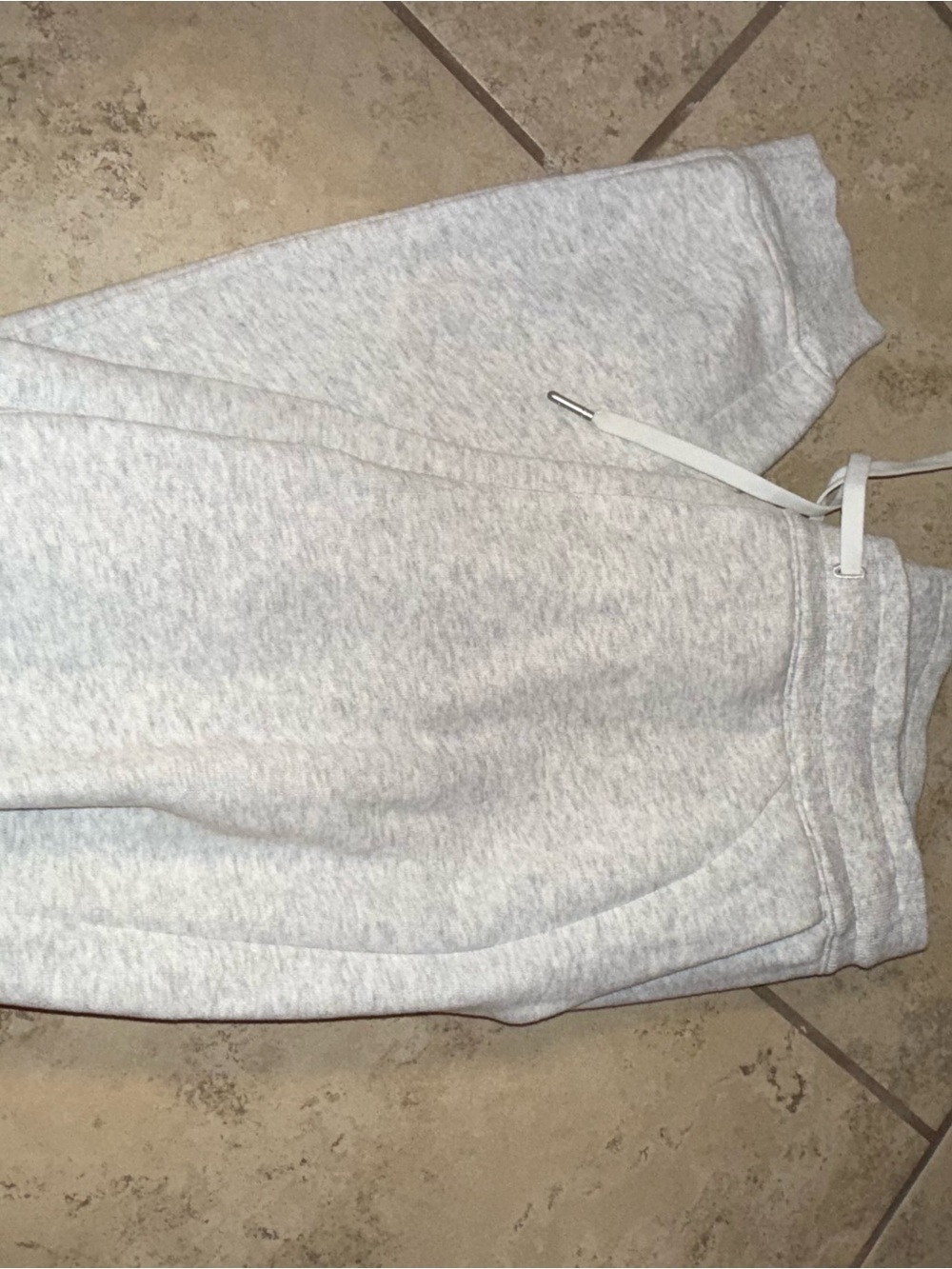 lululemon athletica women’s scuba Light Heather Gray Jogger Sweatpants